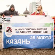Пикет «Казань ЗА защиту животных»