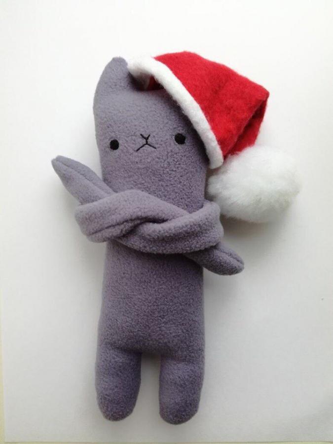 Игрушка «Новогодний котик»