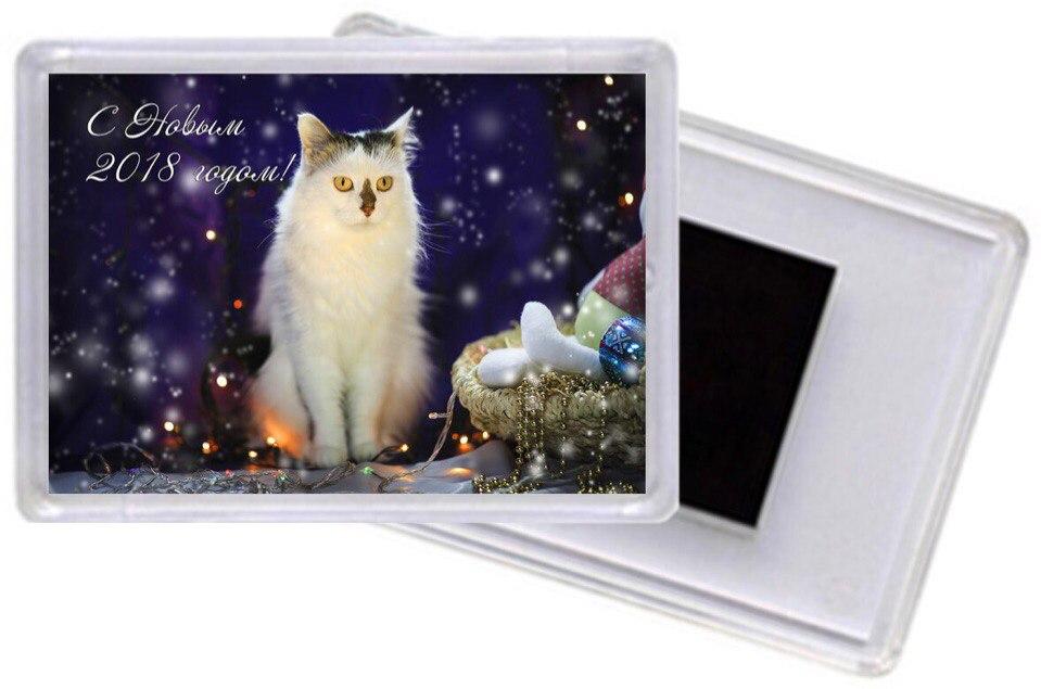 Акриловый магнитик #8, Клякса