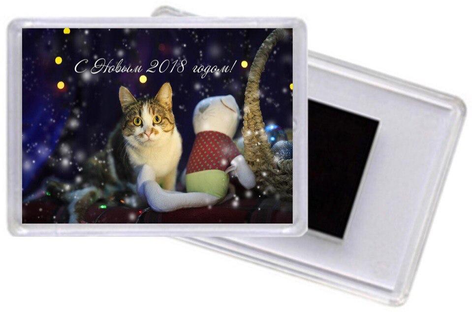 Акриловый магнитик #17, Матрёшка