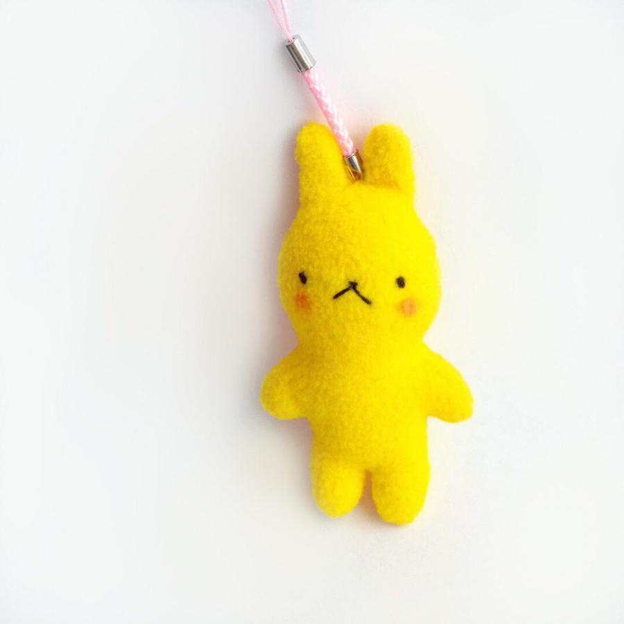 Брелок Зайчик жёлтый